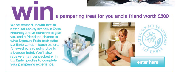win a papmpering treat for you and a friend worth £500