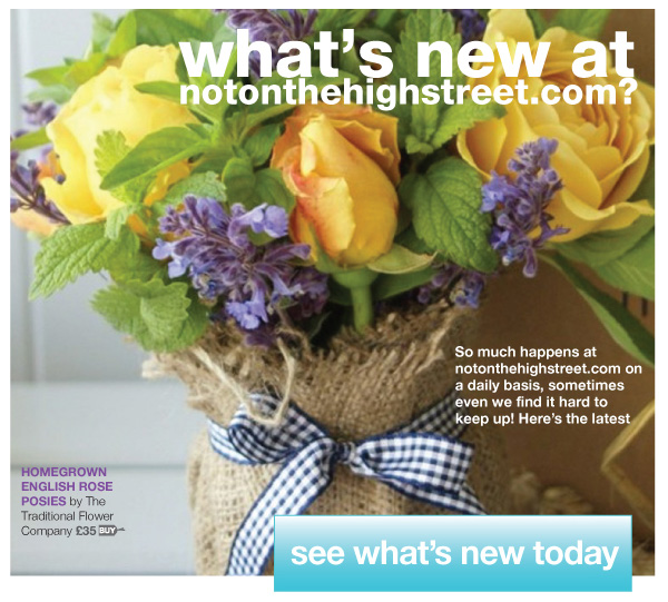 what's new at notonthehighstreet.com