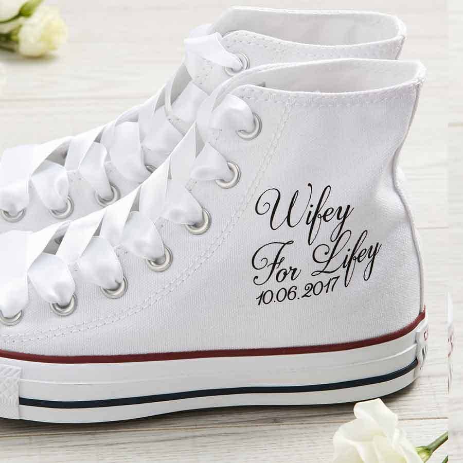 bride wedding converse shoes wifey for lifey by nappy head 