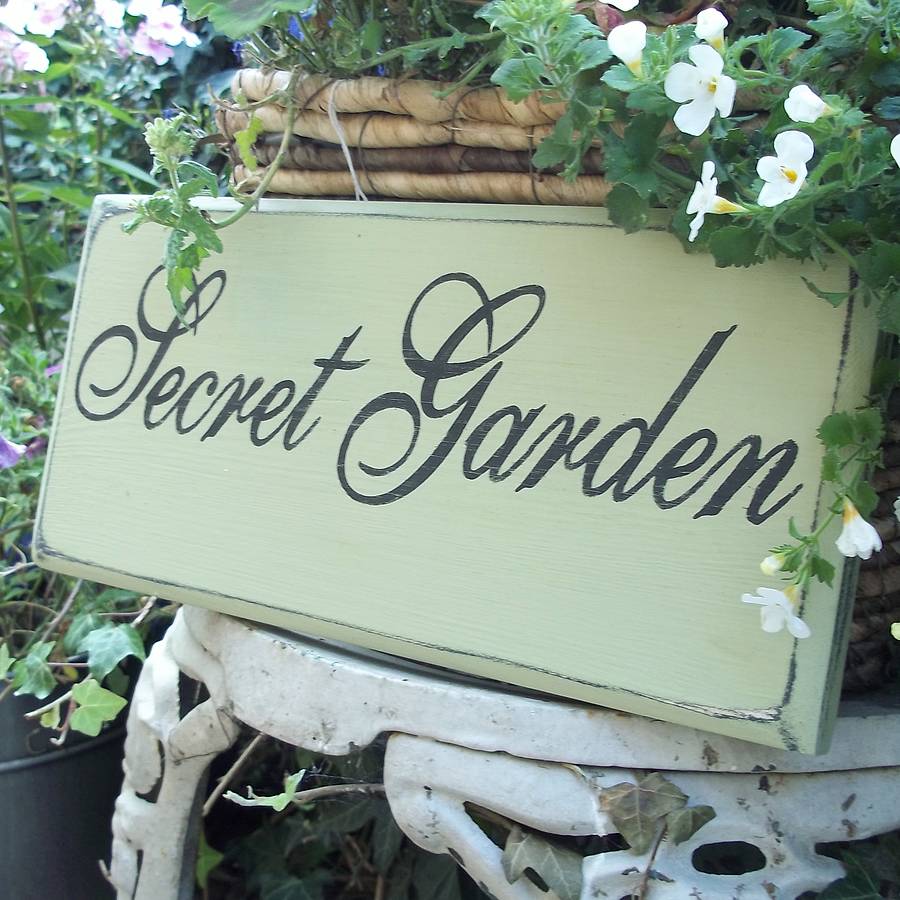Vintage Garden Signs 76