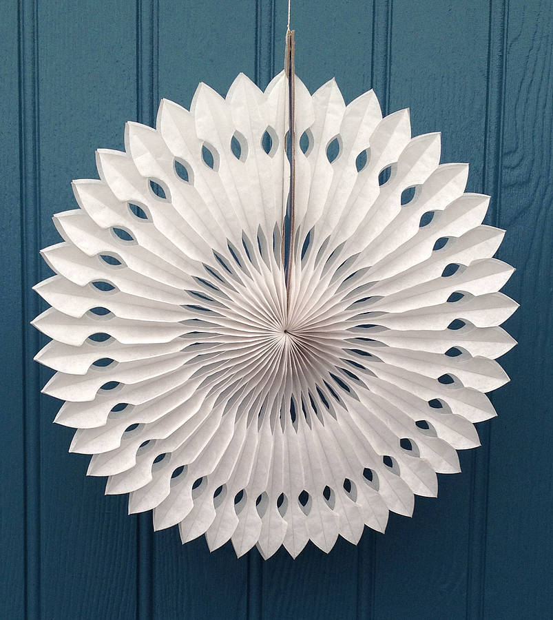 snowflake paper decoration arrow design by petra boase ...