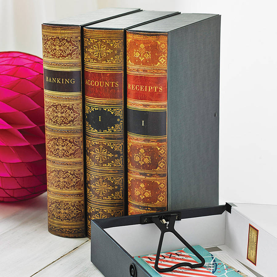 book style file storage box or binder by klevercase ...