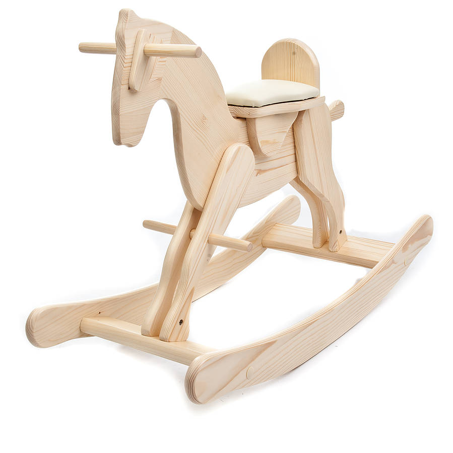 wooden rocking horse for baby