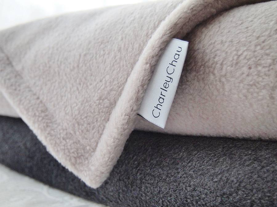 luxury double fleece blankets and throws by charley chau
