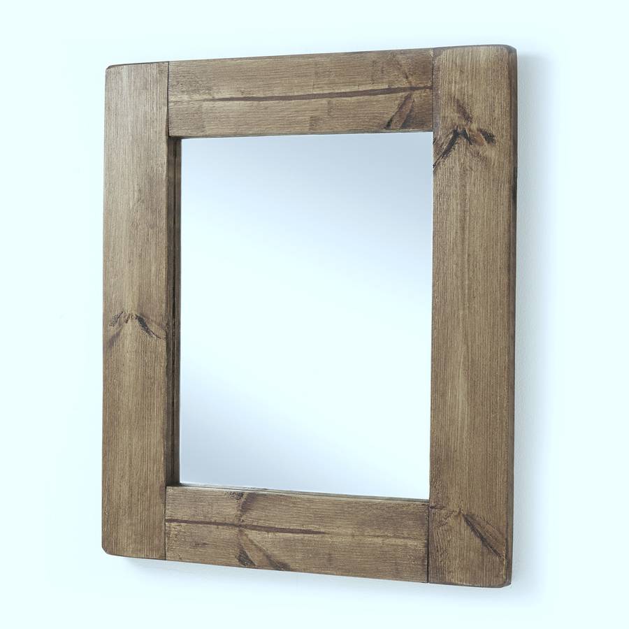 chunky old wood framed mirrors by horsfall \u0026 wright  notonthehighstreet.com