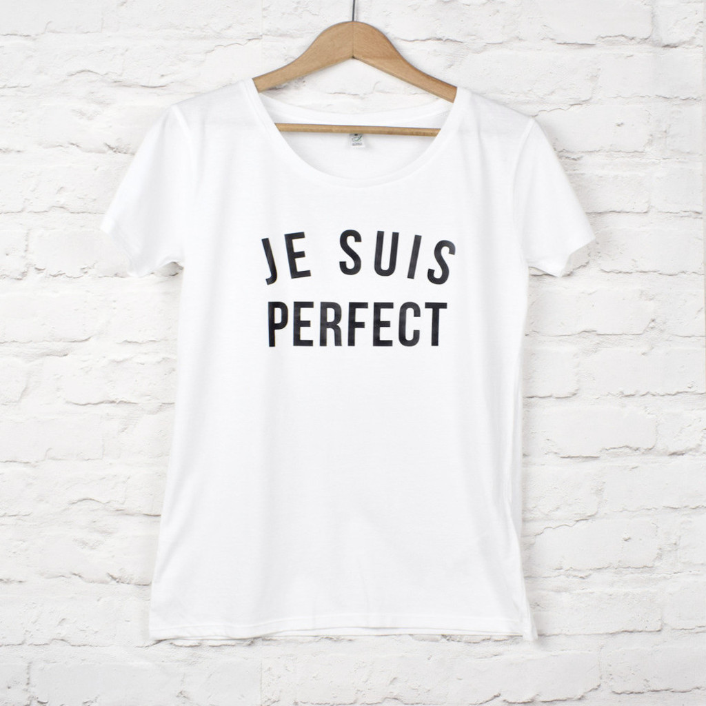 je suis perfect t.shirt by rockwell & wilde | notonthehighstreet.com