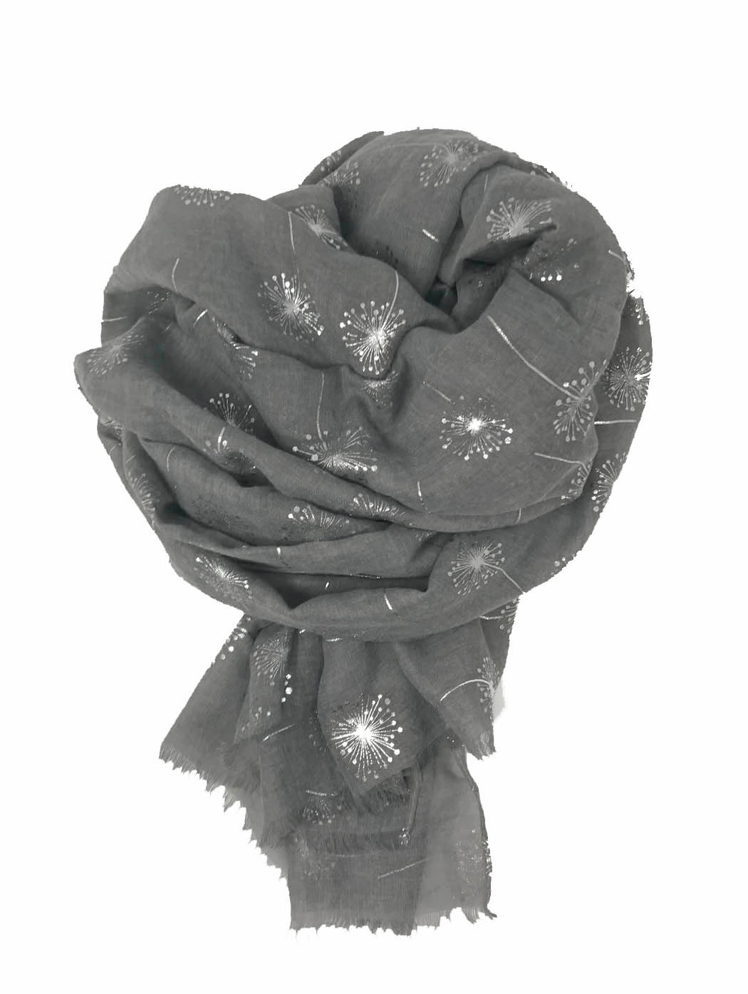 dandelion personalised silver foil scarf by lovethelinks ...