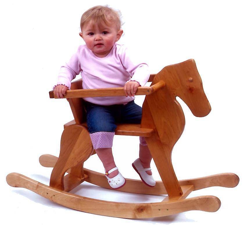 wooden rocking horse for baby