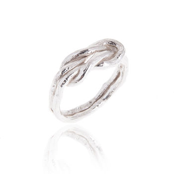 silver knot ring by anthony blakeney | notonthehighstreet.com